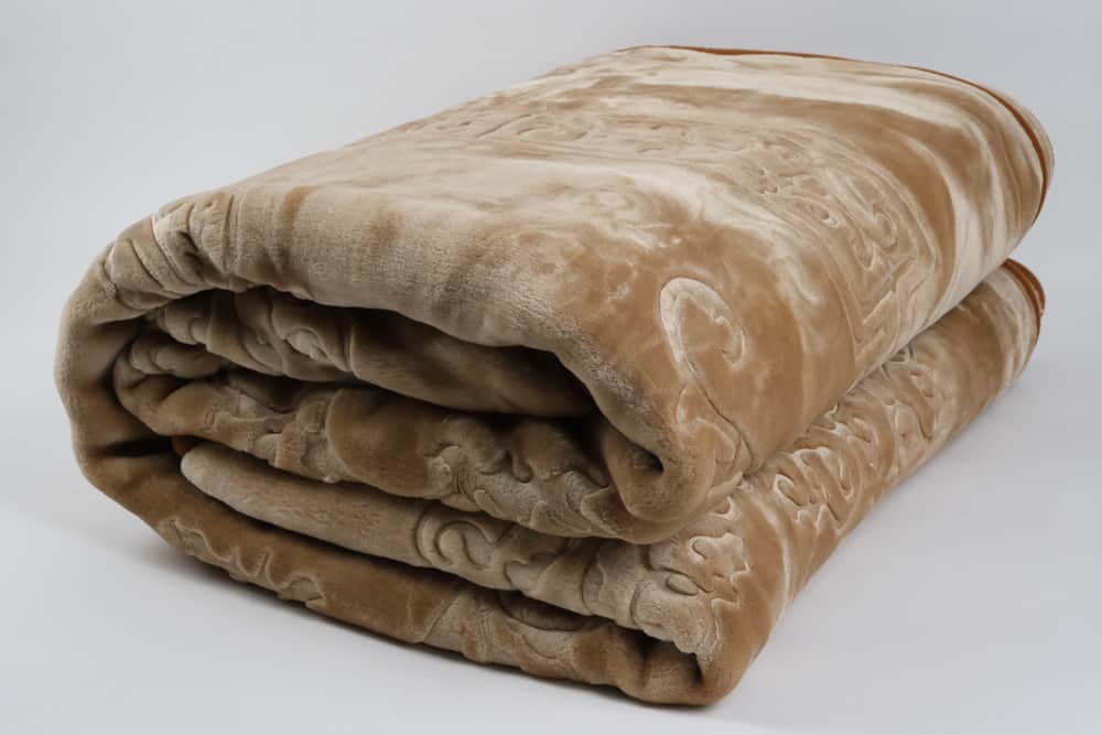 Solid Color Mink blankets Queen Size Throws & Blankets BalooWorld