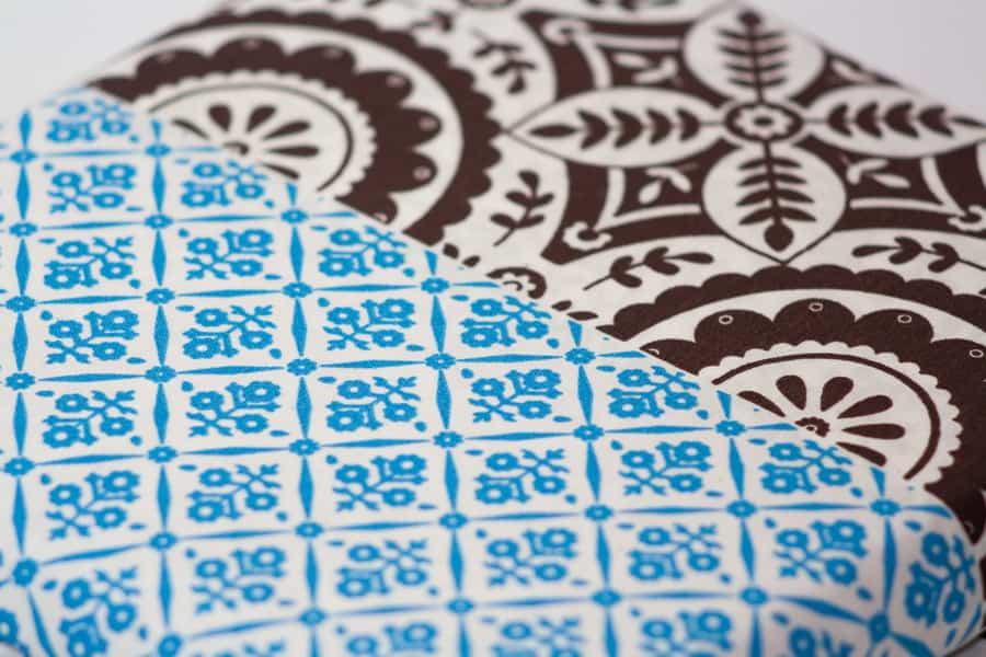 Bed Sheet King Size Combo Geometric & Flower Print Material - Balooworld