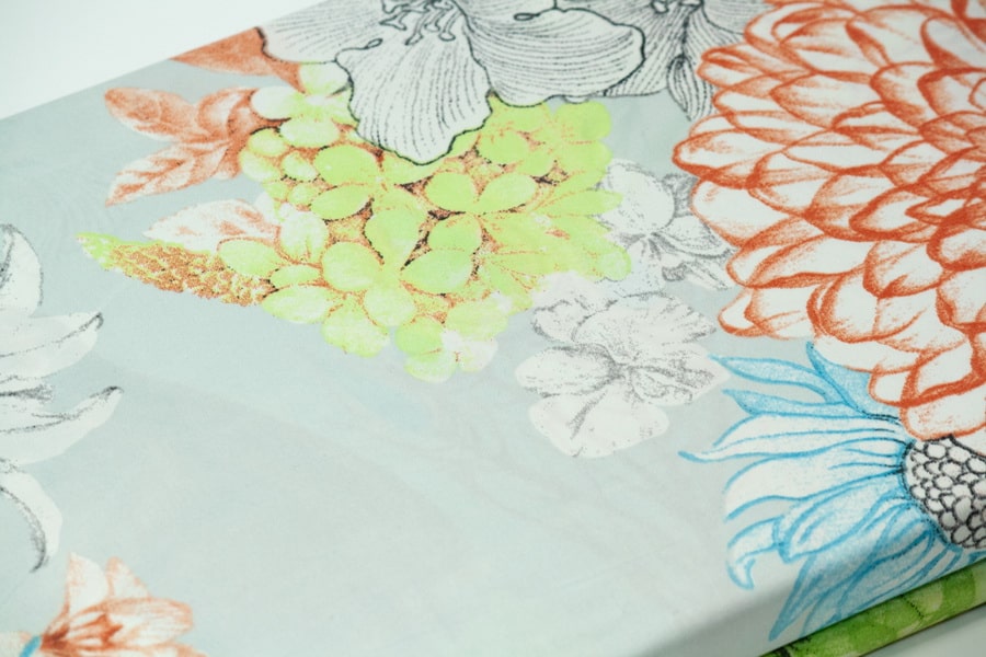 Bed sheet King Size Colorful Flower & Deer Print Material - Balooworld