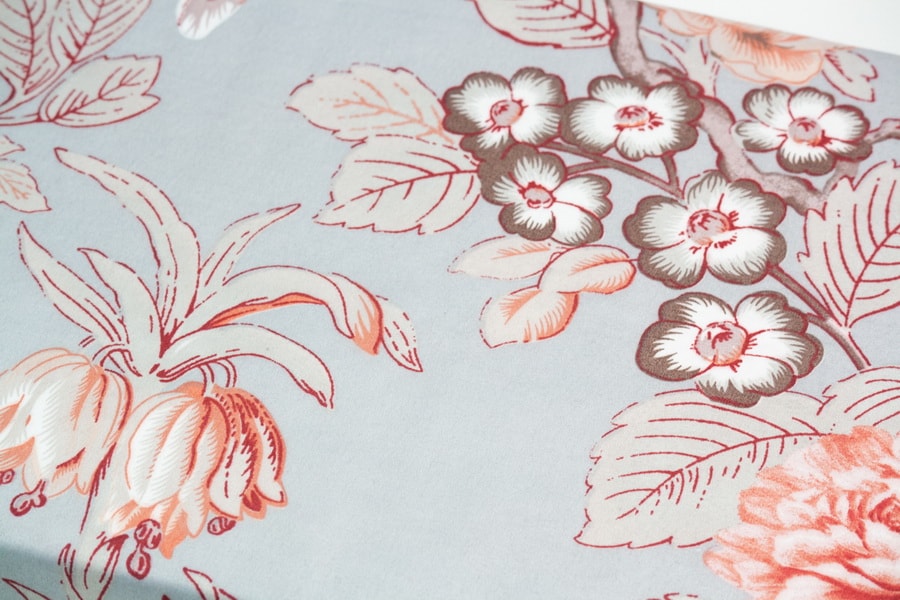 Bed Sheet Queen Rust Allover Flower Print Material - Balooworld