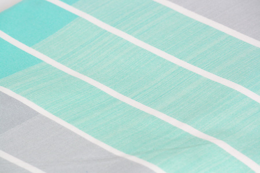 Bed Sheet Full Size broad Stripes Print Material - Balooworld