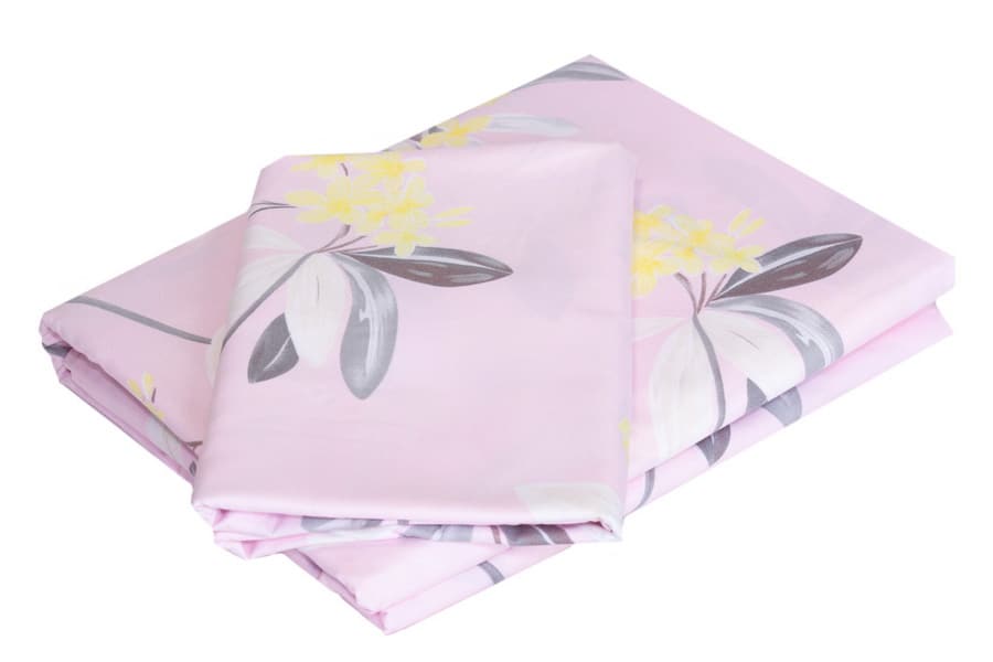 Bed Sheet Queen Size Soft Contrast Floral Print With Pillow Covers - Balooworld