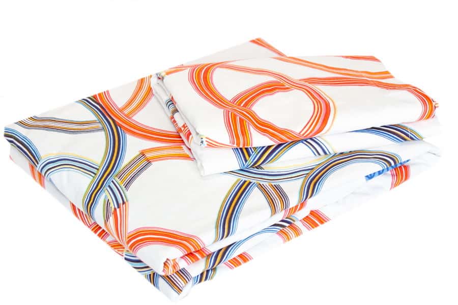 Bed sheet King Size Allover Bright Circle Print With Pillow Covers - Balooworld