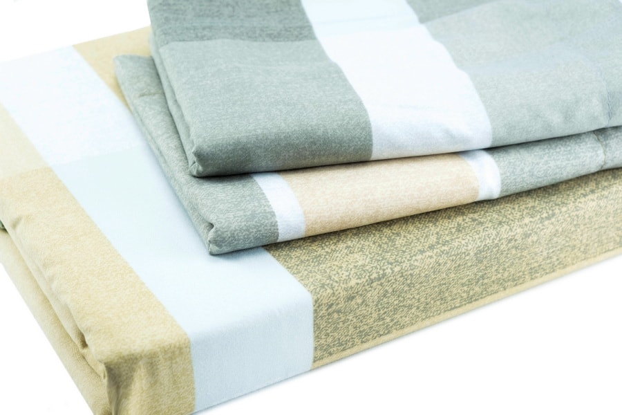 Bed sheet King Size Bold Plaid Print With Pillow Cover Material - Balooworld