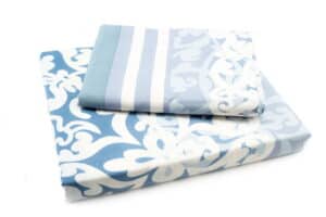 Bed sheet Queen Size Damask & Stripes Pattern With Pillow Cover - Balooworld