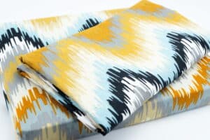 Bed Sheet Queen Size Zig-Zag Pattern With Pillow Covers Material - Balooworld