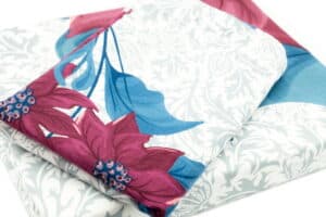 Bed sheet Queen Size Flower & Leaves Print With Pillow Covers Material - Balooworld