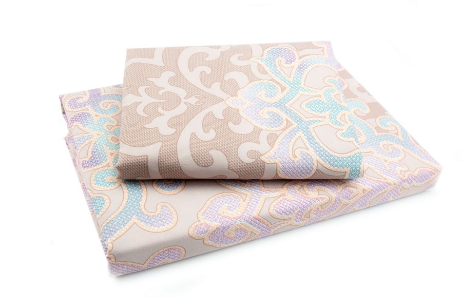 Bed Sheet Queen Size Multi-Color Damask Print With Pillow Covers - Balooworld