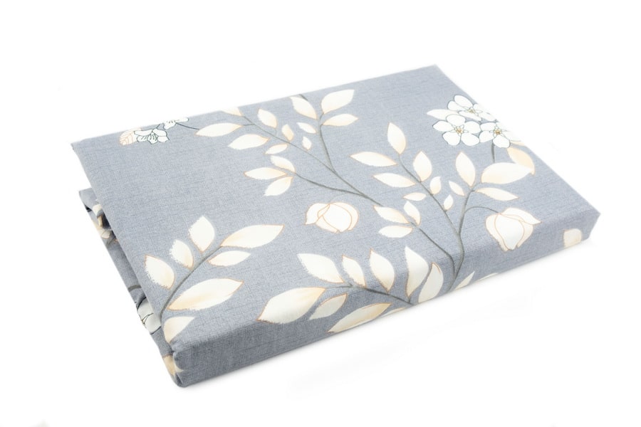 Bed Sheet Queen Size White Flower Blossom Print - Balooworld