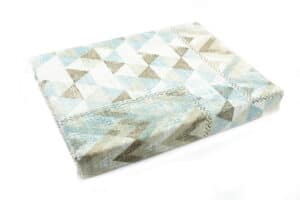 Bed Sheet Queen Size Abstract Triangle Pattern - Balooworld