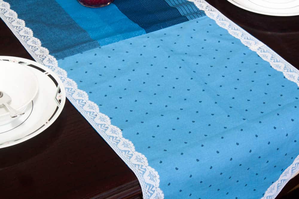 Table Runner Large Blue Bold Stripes - Balooworld