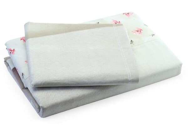 Bed sheet King Size Double Delight Pattern With Pillow Cover - Balooworld