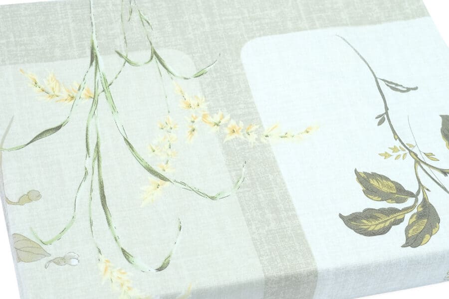 Bed Sheet Queen Size Leaf & flower Pattern Material - Balooworld
