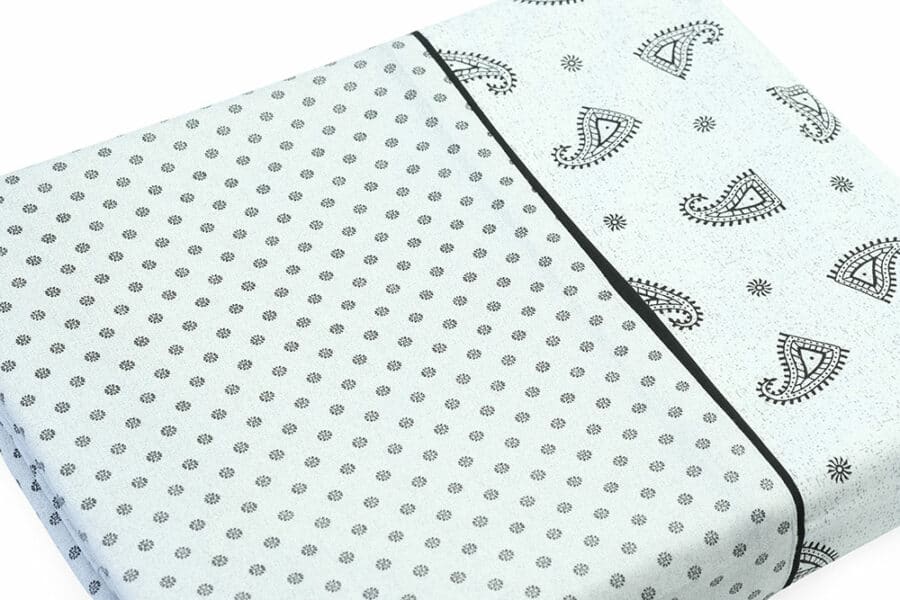 Bed Sheet Queen Size Seamless Abstract Geometric Paisley Pattern material - Balooworld