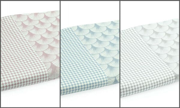 Bed Sheet Full Size Shell Fan geometric Pattern combine - Balooworld