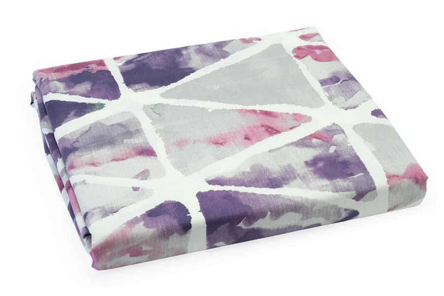 Bed Sheet Queen Size Triangular In Shades Print - Balooworld