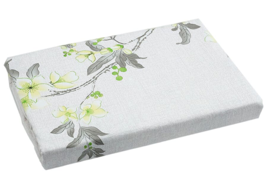 Bed Sheet Full Size Allover Green Floral Print - Balooworld
