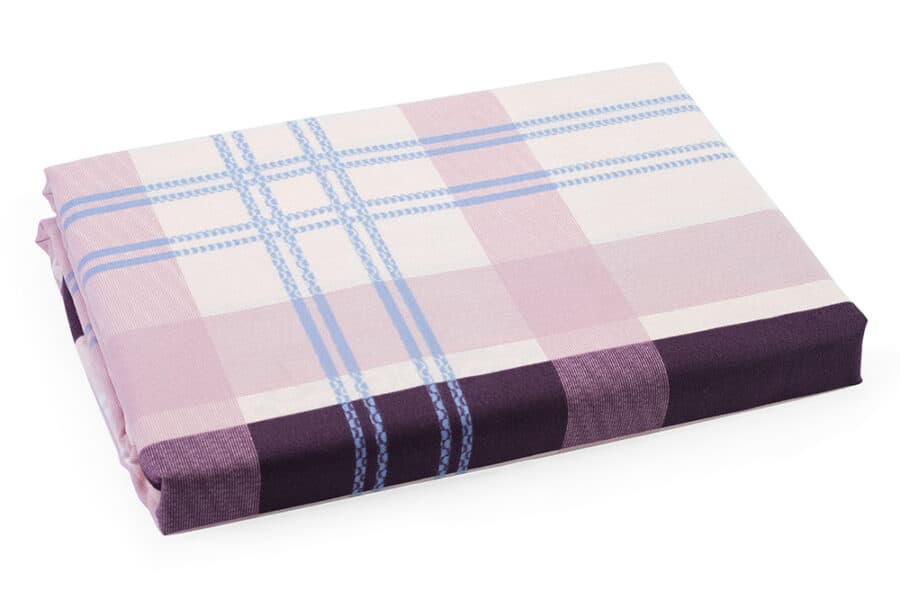 Bed Sheet Queen Size plaid & abstract pattern - Balooworld