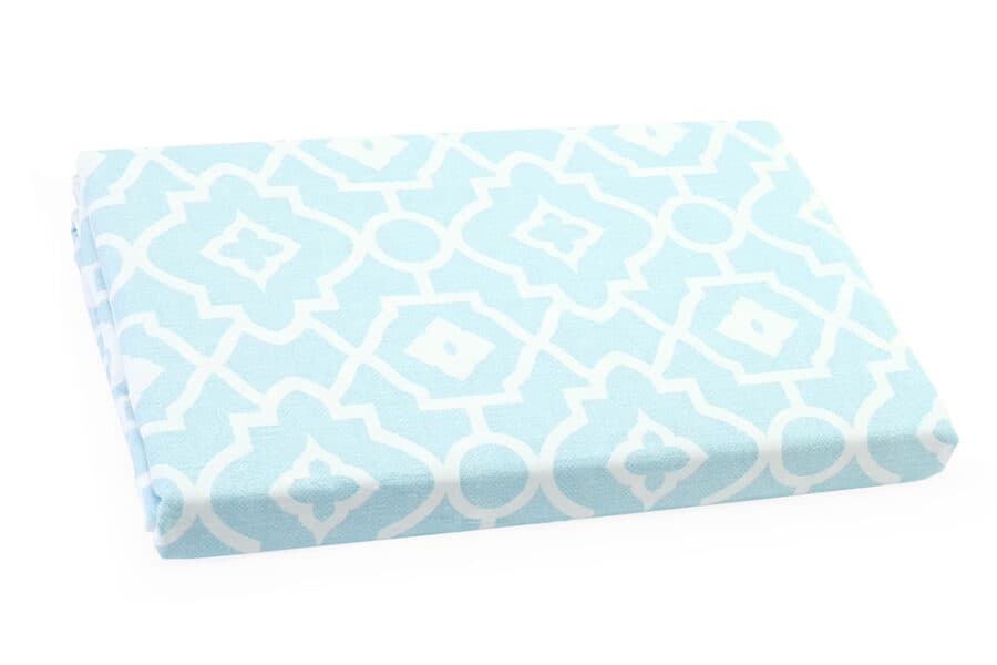 Bed sheet Queen Size White Geometric pattern - Balooworld