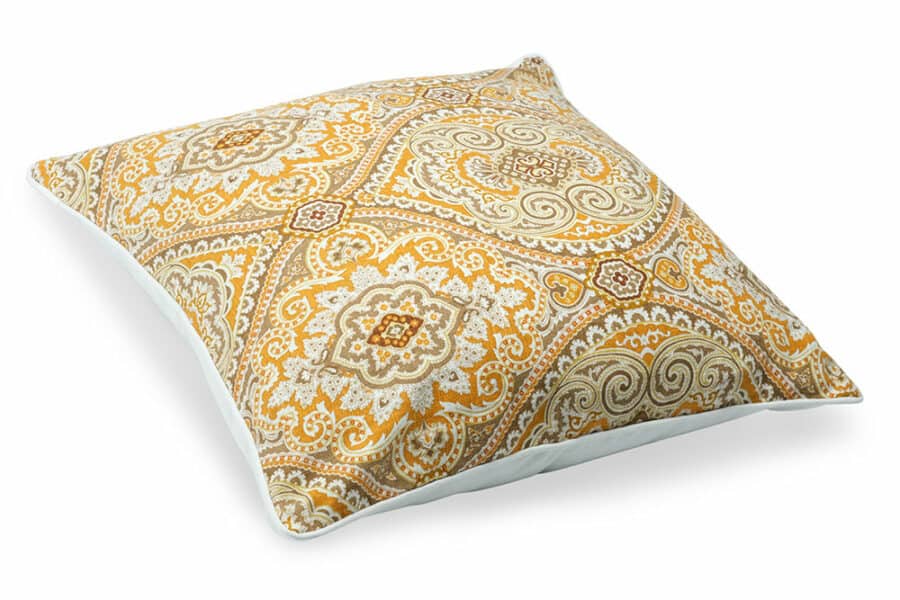 Orange Damask pattern cushion Cover - balooworld.ca