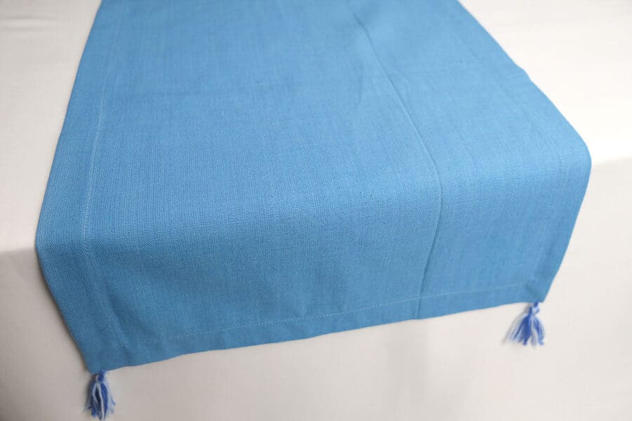 Table runner Plain Pattern - Blue - balooworld.ca