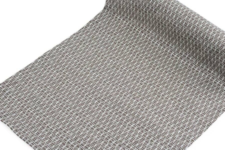 white Geometric Print table runner material - balooworld.ca