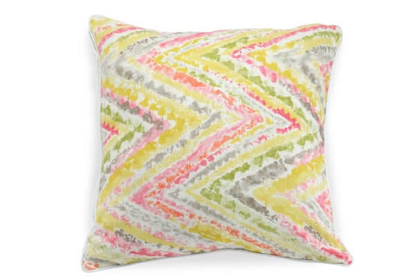 zig-zag watercolor print cushion cover - balooworld.ca