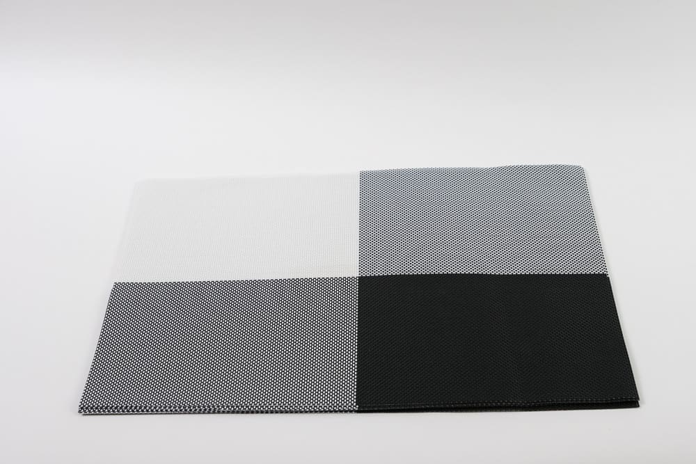 BalooWorld black white vinyl placemat