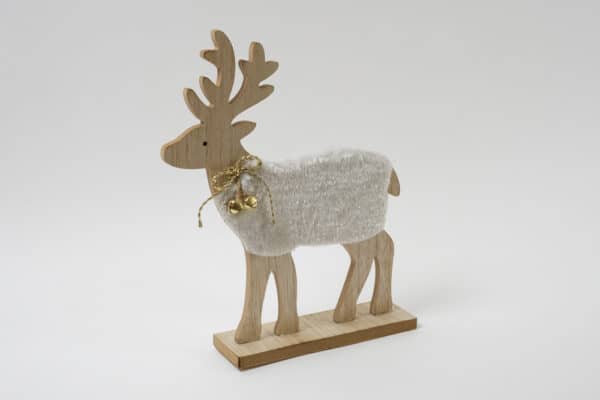 fur-trim-deer-with-gold-bow-large-size balooworld-decoration