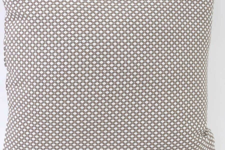 white brown mini geometric pattern material balooworld-cushion-cover