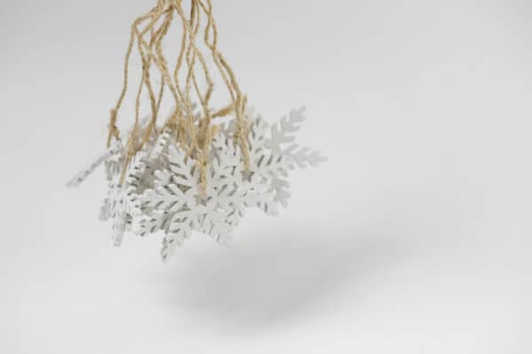 white-wooden-fern-dendrite-snowflakes-hanging-ornament-set