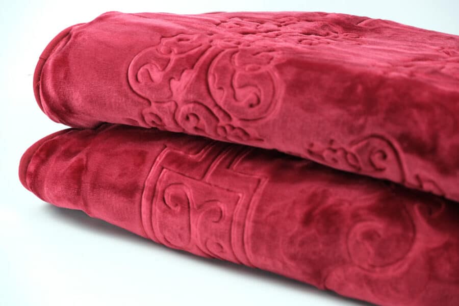 BalooWorld Solid color mink blanket queen size